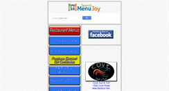 Desktop Screenshot of menujoy.com