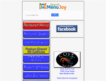 Tablet Screenshot of menujoy.com